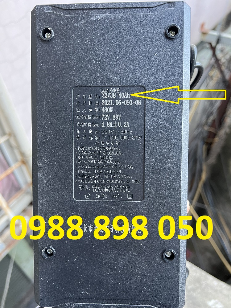Sạc xe điện 72v 38ah-40ah hàng loại tốt- sạc xe dùng 6 bình acquy