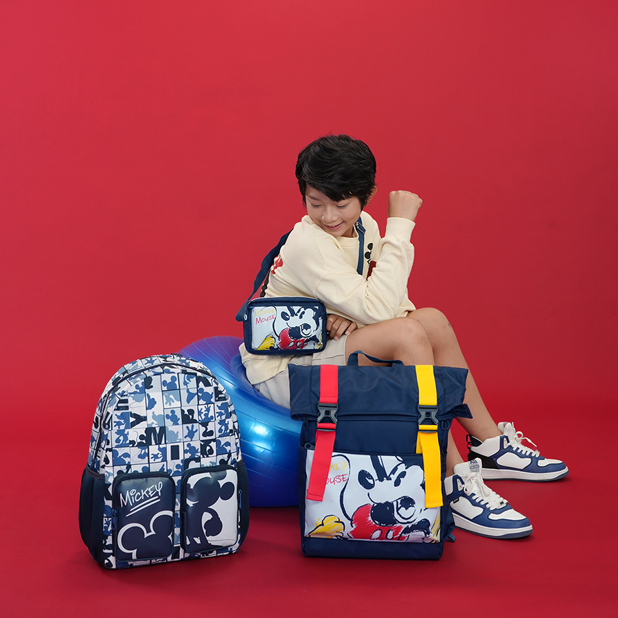 Balo Đi Học, Đi Chơi Roller Mickey CLEVER HIPPO BKUL5201/BLUE