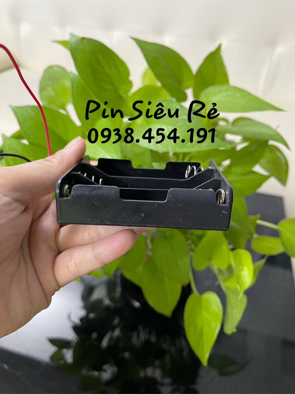 [HCM]Đế pin 18650 loại 3 cell mắc nối tiếp