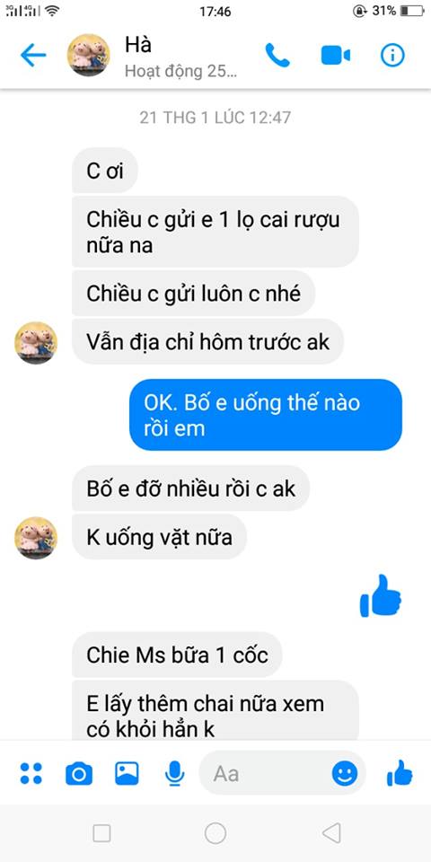 Cai rươu bia Minh Tâm