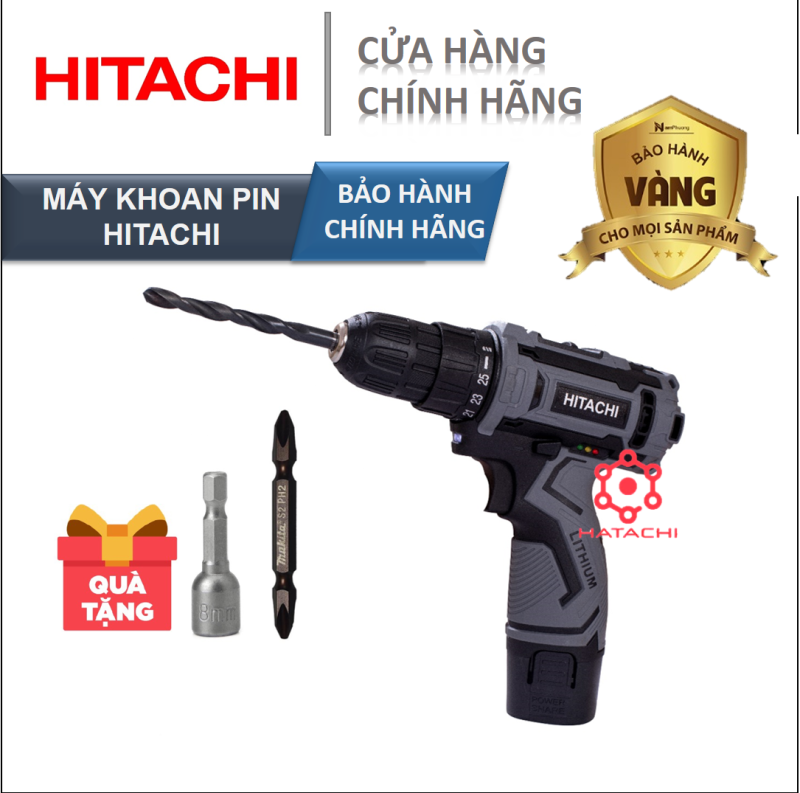 Máy khoan pin Hitachi