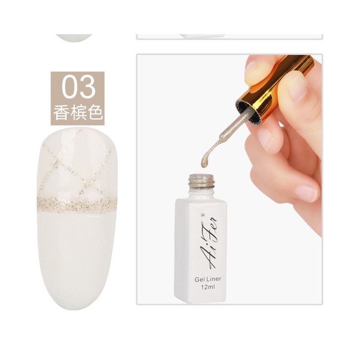 Cọ Nét Aifer - Cọ Nét Gel Vẽ Móng