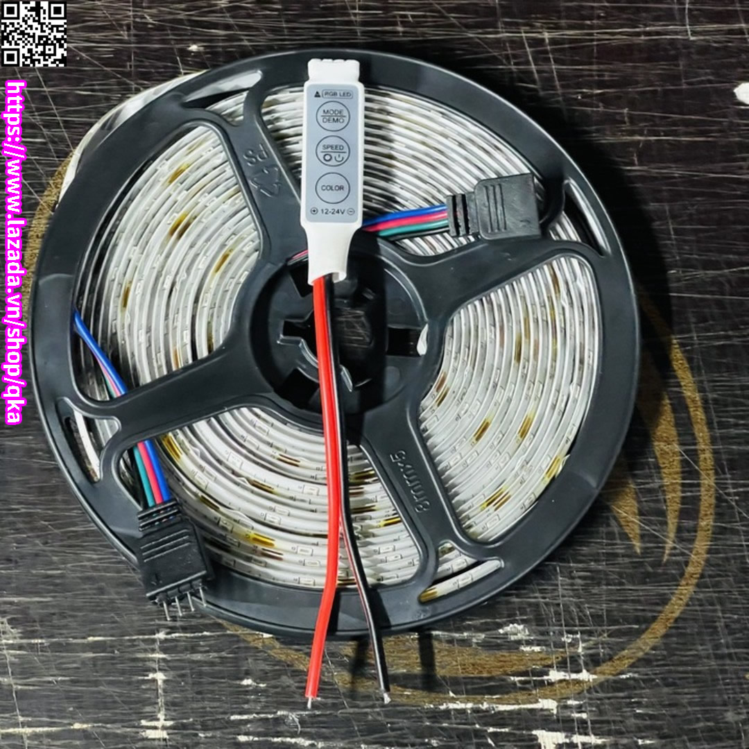 Cuộn 5 mét Led RGB 12v đa màu sắc