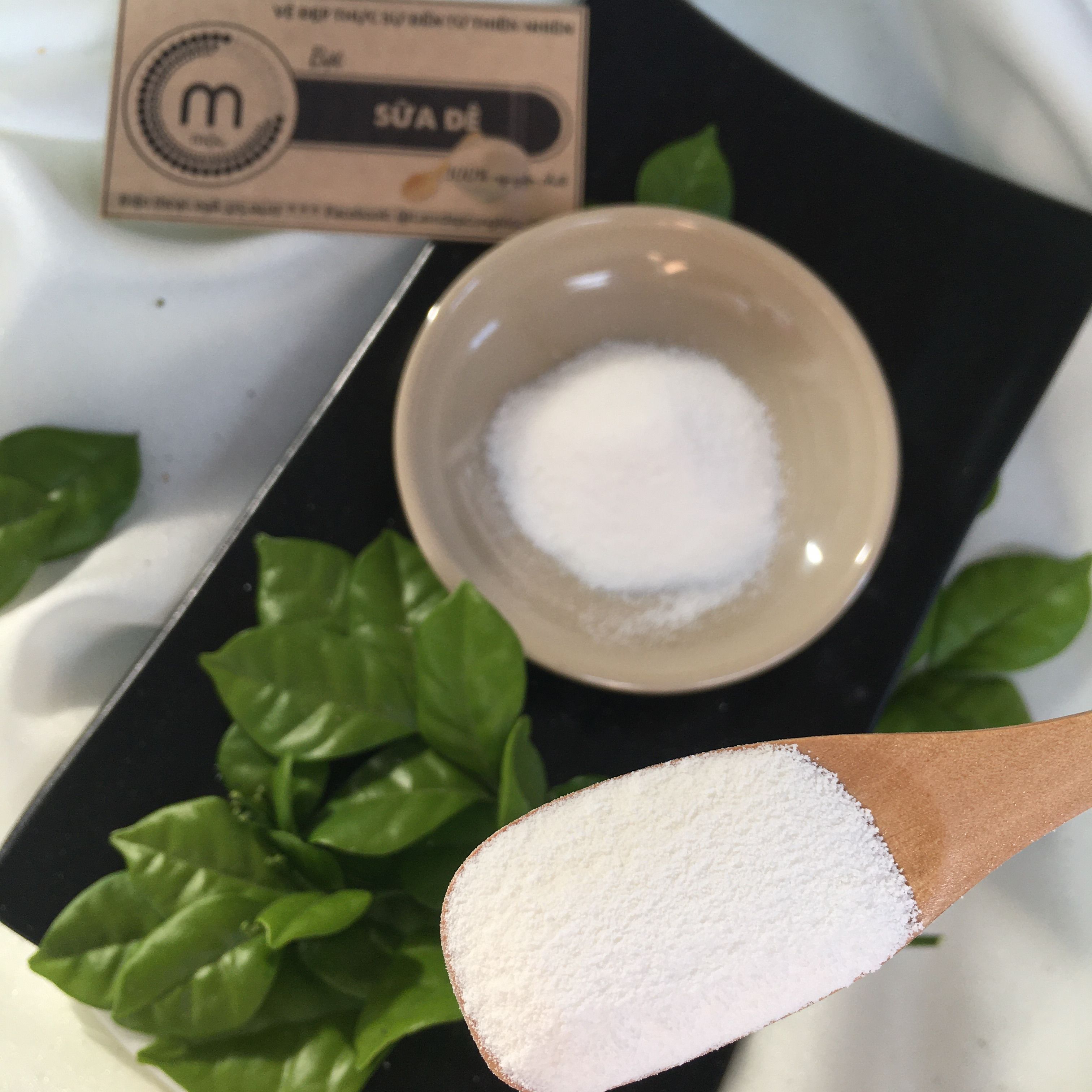 Bột sữa dê nguyên chất đắp mặt nạ MỘC - dưỡng ẩm, trắng da, giúp da mịn màng, chống lão hóa túi dùng thử 10g, chai 100ml và 200ml handmade