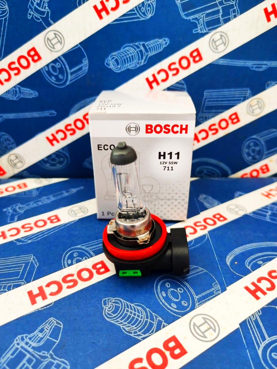 Bóng Đèn Bosch H11 12V 55W (Hộp 1 Bóng)