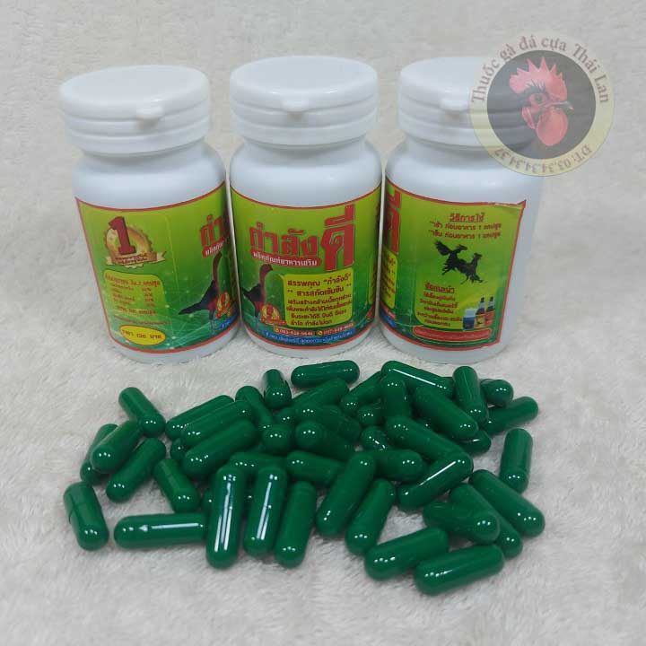 [HCM]thuốc bổ XANH cao cấp dành cho gà đá , gà ốm mau mập ( 1 lọ / 50 viên )
