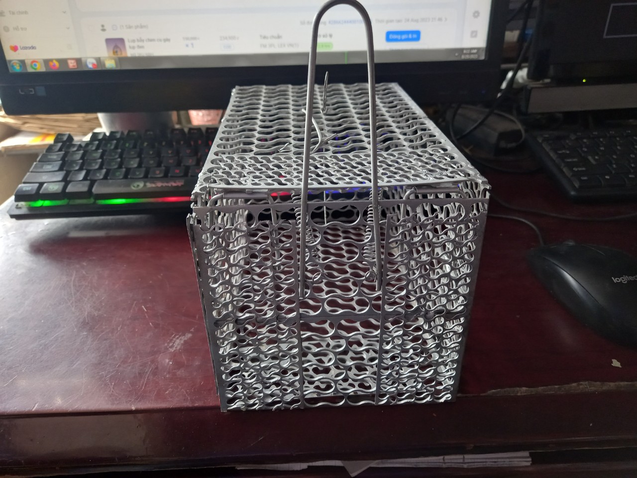 Bẫy chuột thông minh lồng sắt loại 22 cm