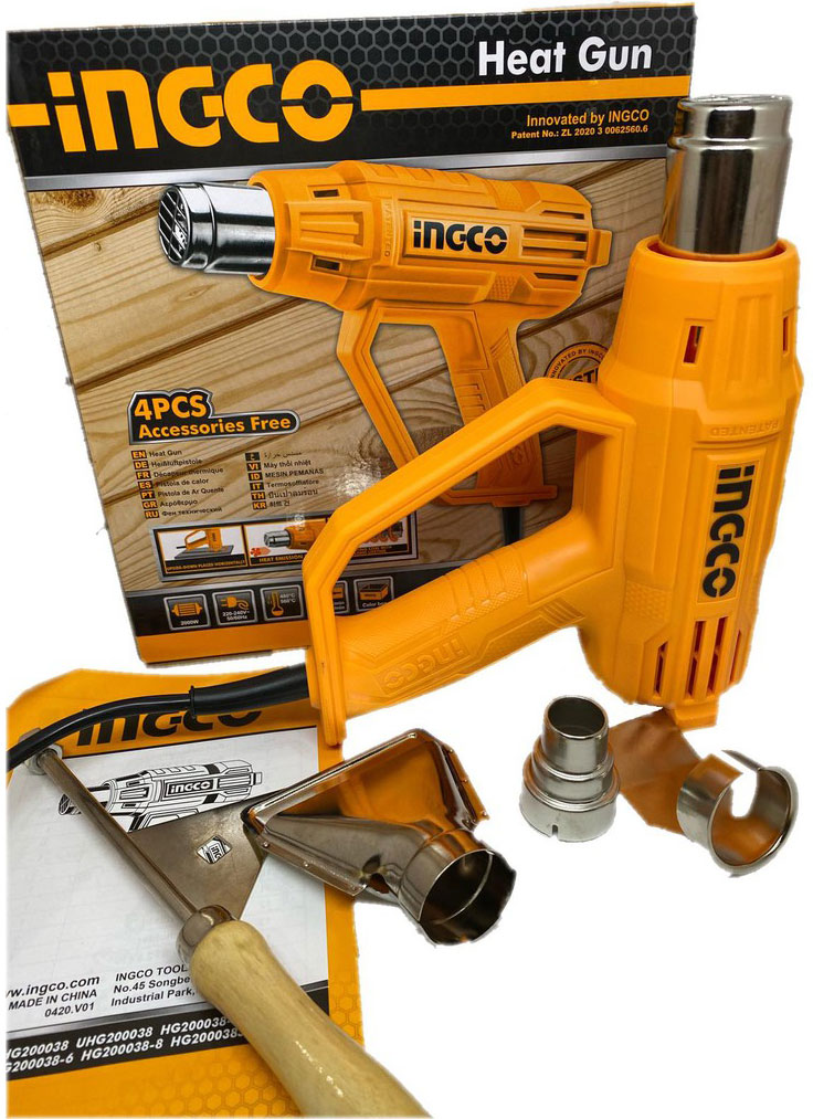 2000W Máy thổi hơi nóng Ingco HG200038