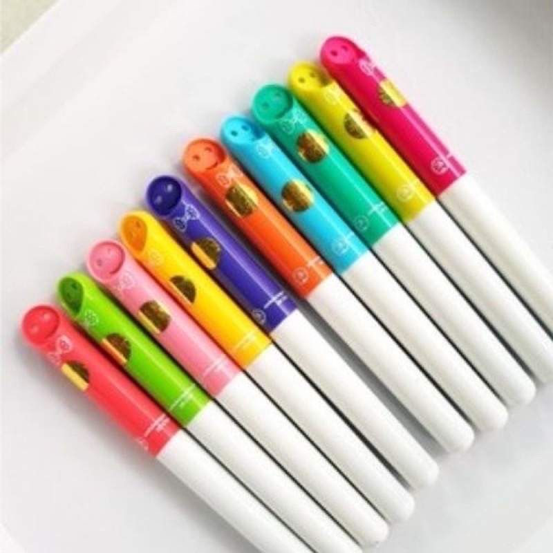 Bút máy mực luyện chữ kim tinh Ánh Dương SH056 mặt cười.