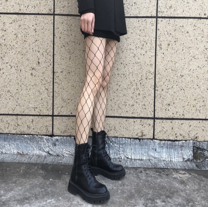 Quần tất lưới gợi cảm cho nữ quần tất mắt lưới sexy quần tất màu đen phong cách ulzzang