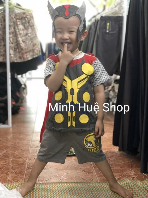 Bộ quần áo thần sấm Thor - hàng Samkids