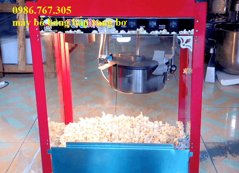 Máy nổ bắp rang bơ điện 1 pha