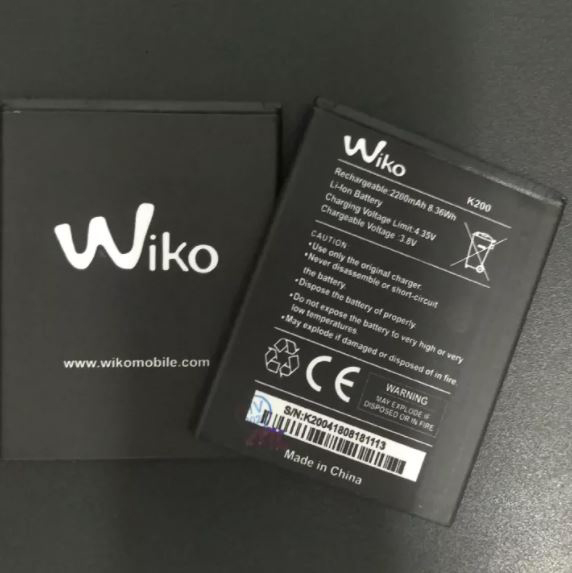 PIN WIKO SUNNY 3 PLUS / K200 / 2200mAh ( LOẠI 1 BẢO HÀNH 6 THÁNG )