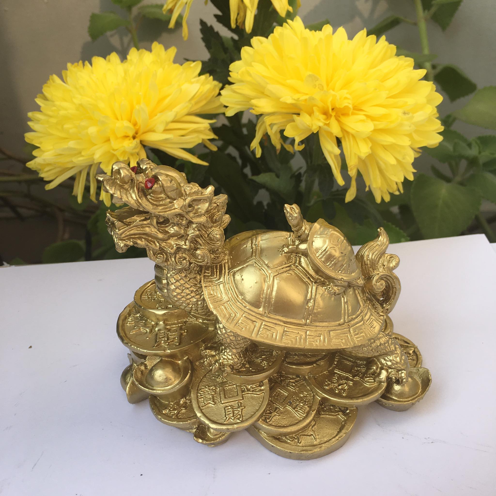 Tượng Long quy mang tài lộc cho mọi người