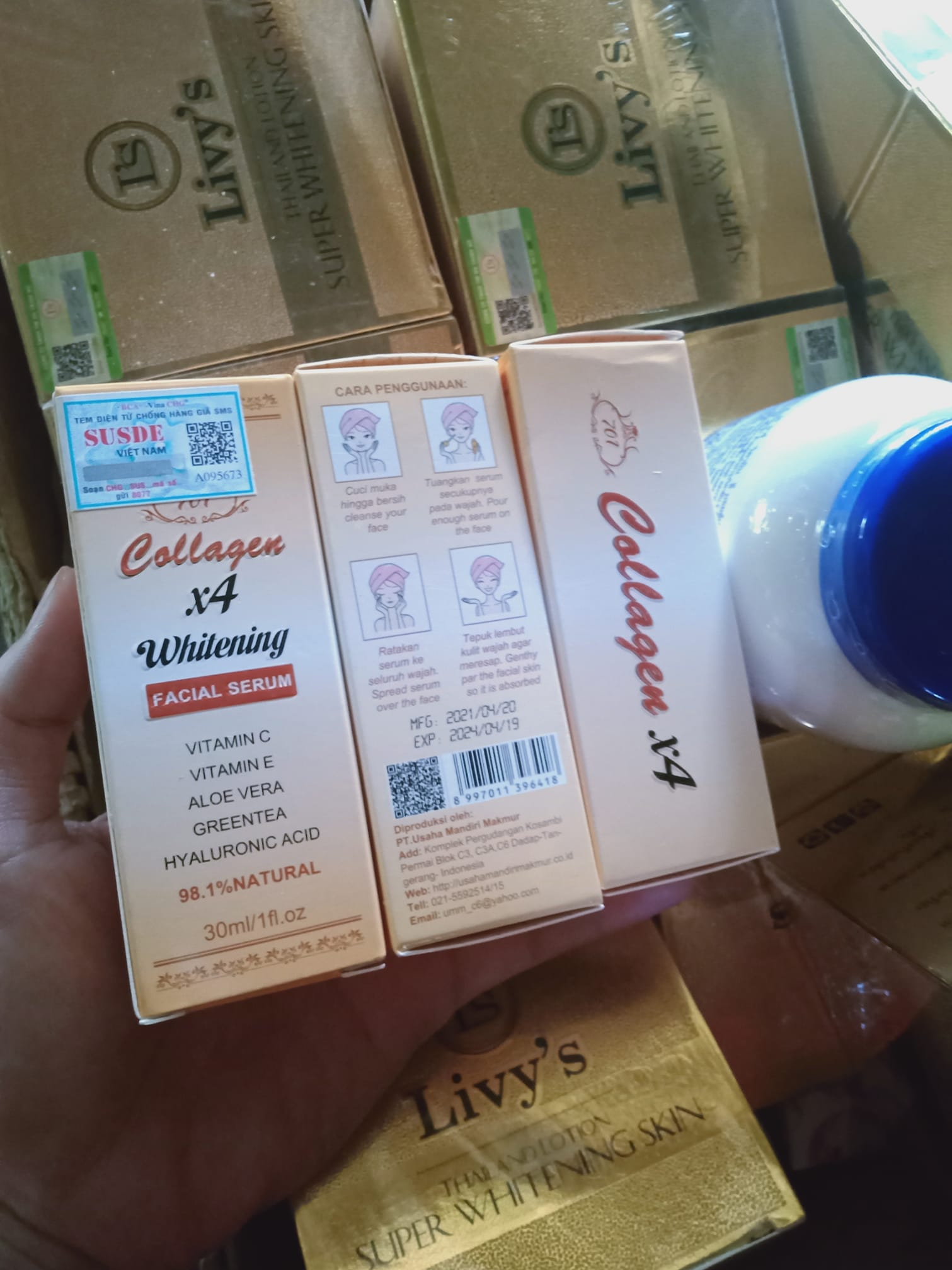 serum COlLAGEN VIT E