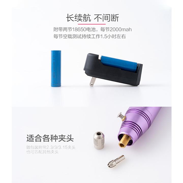 [HCM]Máy Khoan Mài Khắc Đa Năng Grinder Dùng Pin
