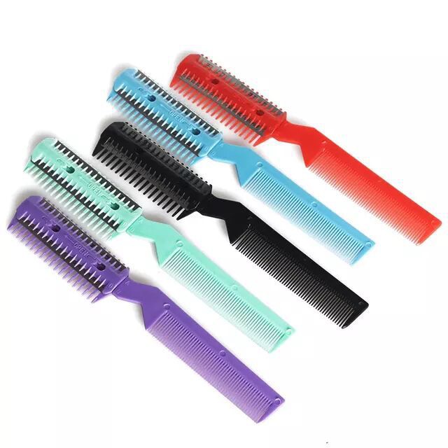 Lược tỉa tóc kẹp dao cạo (có kèm 2 dao)