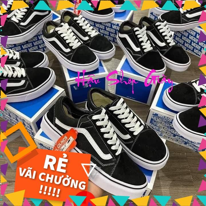 GIÀY VANS OLD VAULT SKOOL ĐEN (Full box + bill)
