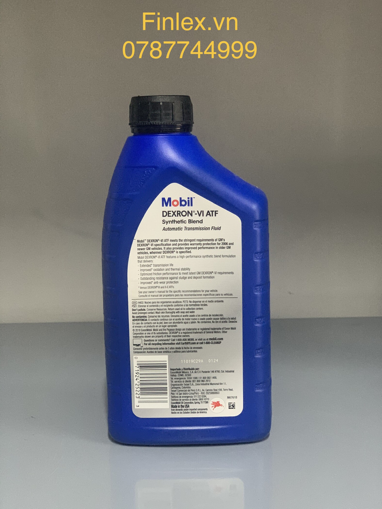 [HCM]nhớt hộp số  Mobil ATF DEXRON – 6 (946mL)