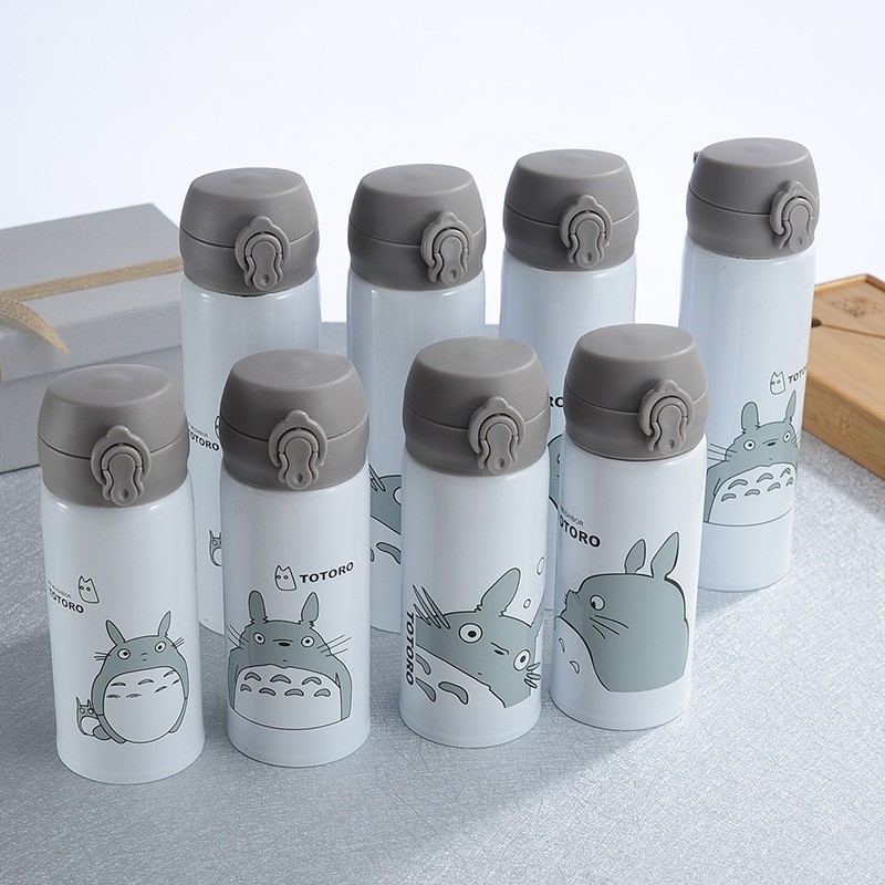 Bình giữ nhiệt sang chảnh Hello Kitty, Doraemon 500ml (mẫu mới)
