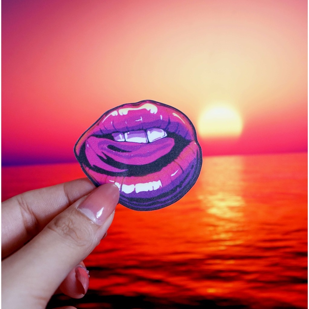 ☾ஐ Set 100 Sticker Sticker Dán Nón Bảo ểm Chống Nước