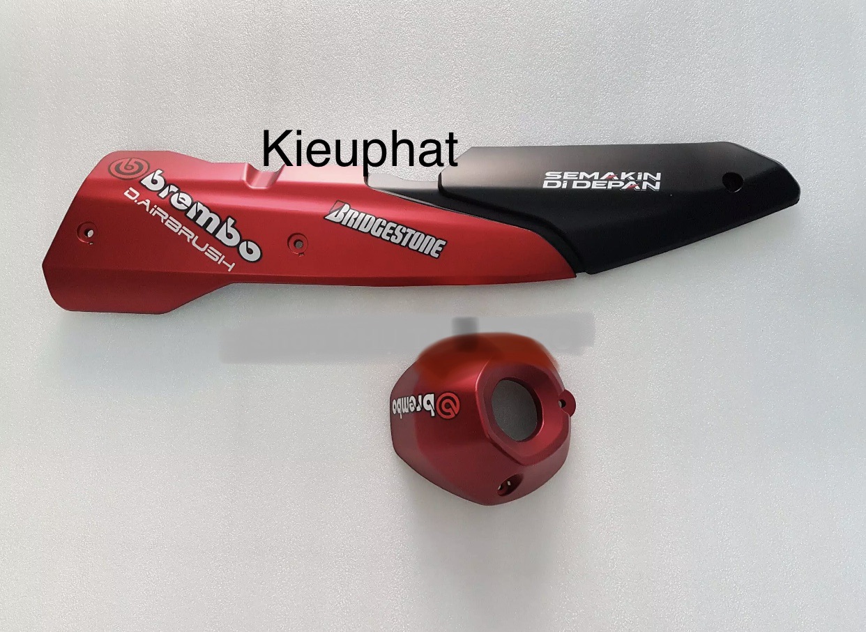 Ốp pô kèm Chụp đít pô Exciter 155