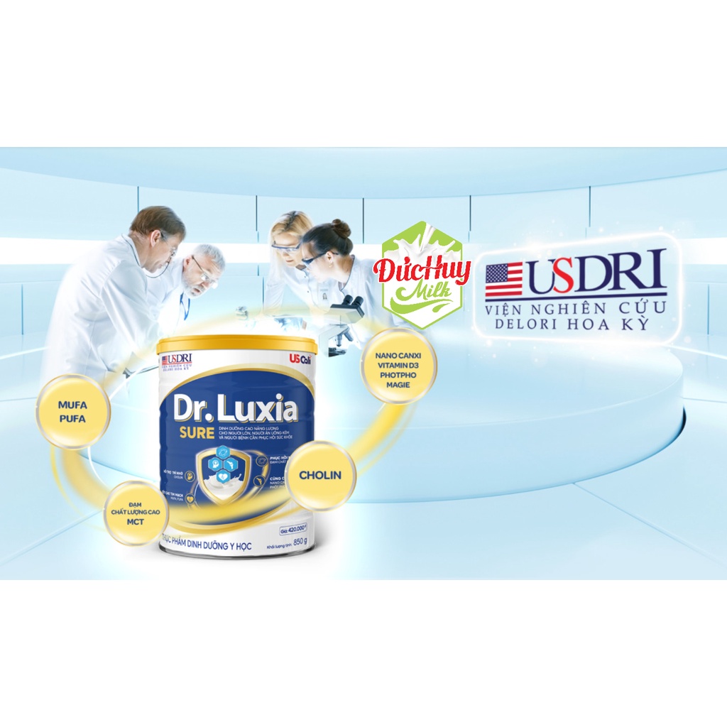 Sữa bột Dr.Luxia Sure 900g Mới