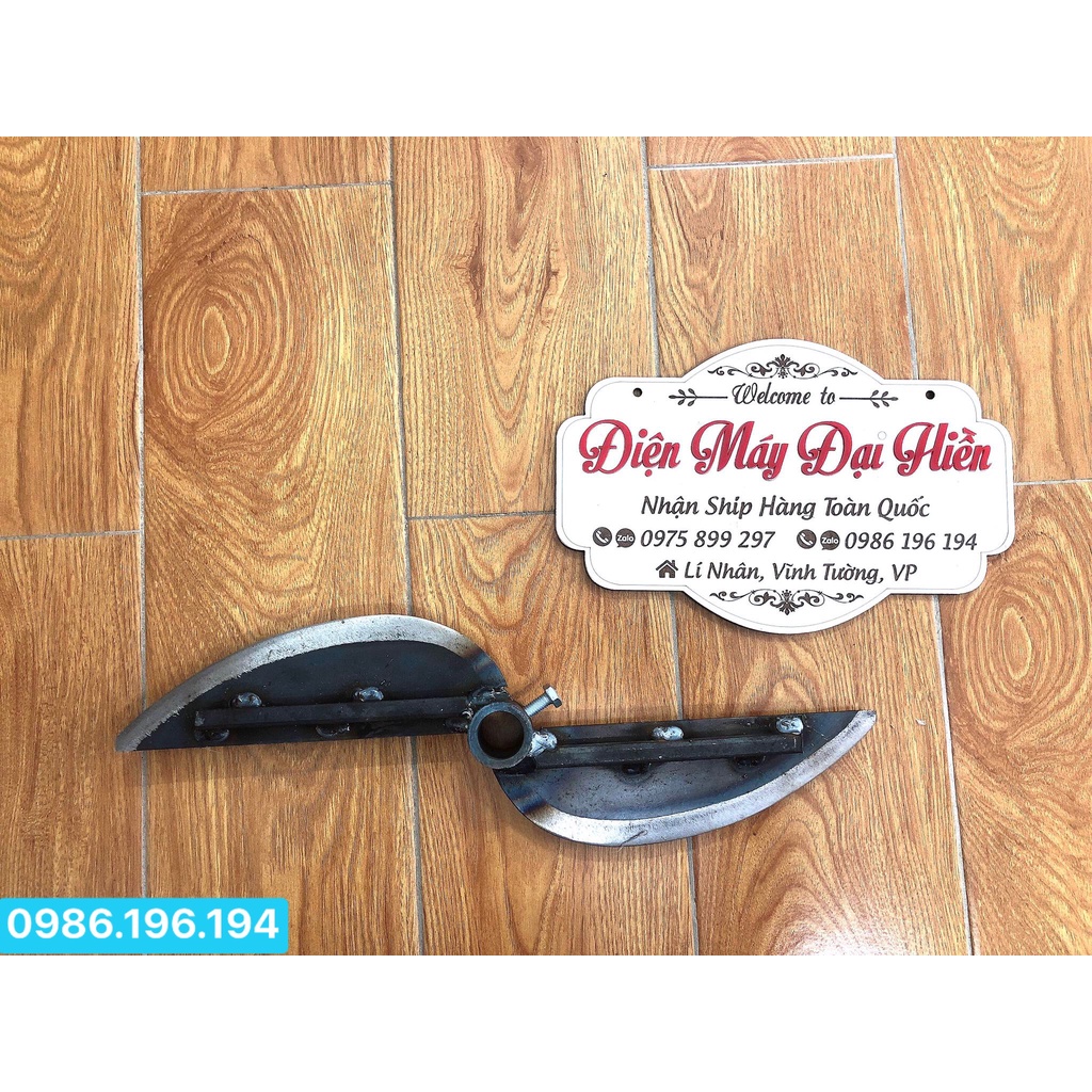 Lưỡi dao máy băm chuối mịn làm từ nhíp ô tô sắc bén. Băm nguyên cây . Trục 24mm