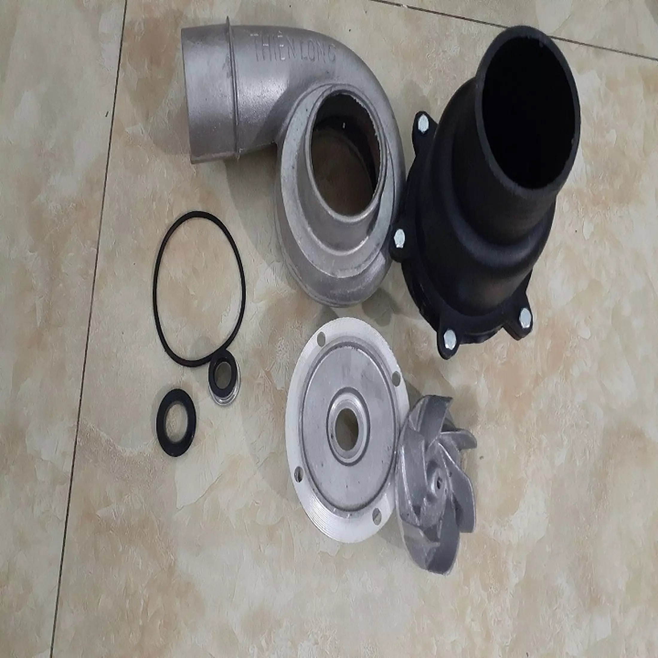 bộ sên bơm nước ống 76mm