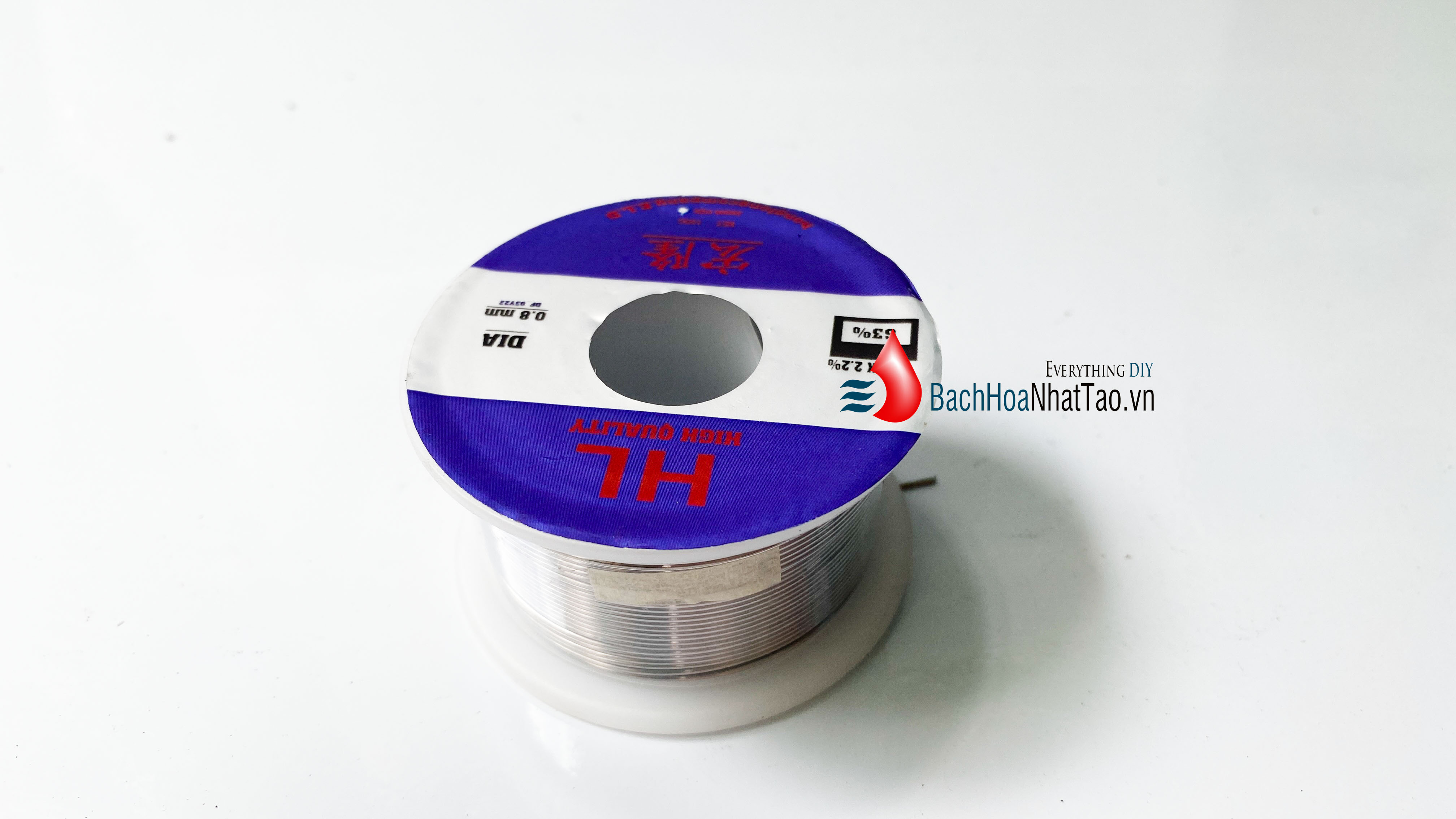 Thiếc hàn HL 0.8mm trọng lượng NET 100g