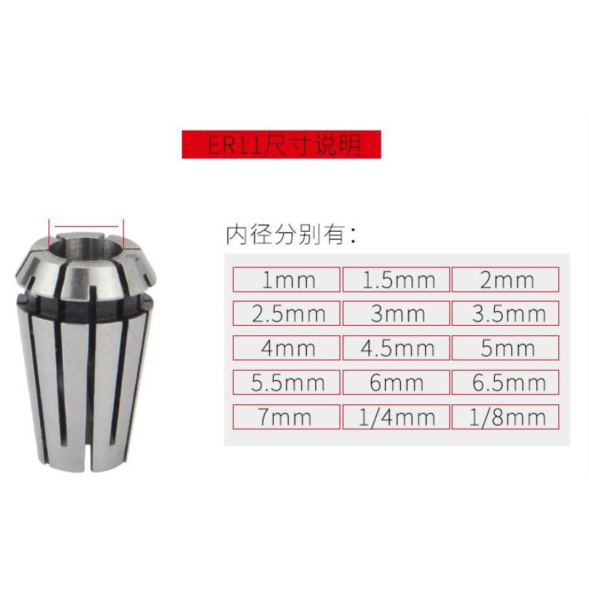 Đầu kẹp mũi CNC (COLLET) cho ER11, ER16, ER20