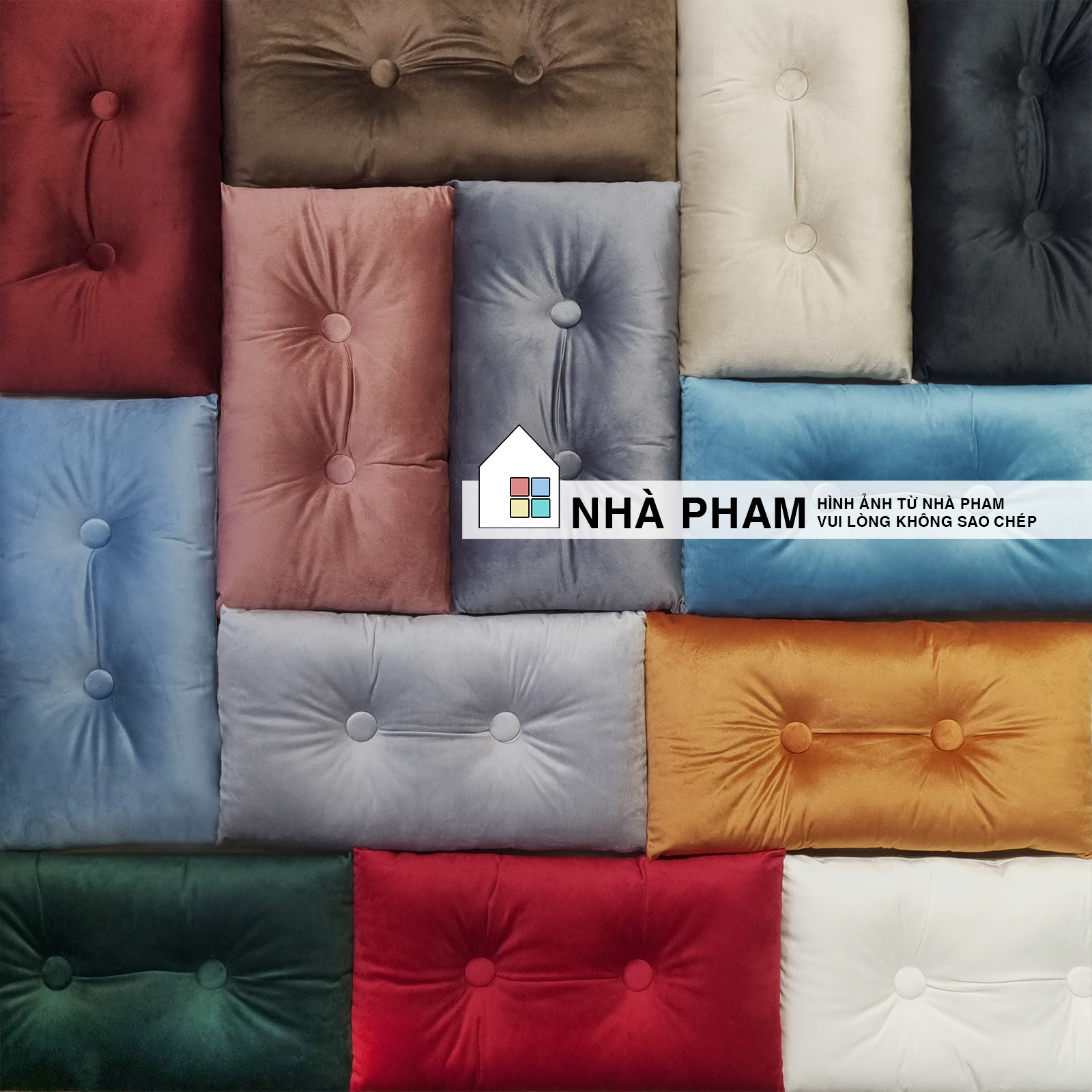 Gối Sofa Trang Trí SMILE PHAM (45cmx45cm)