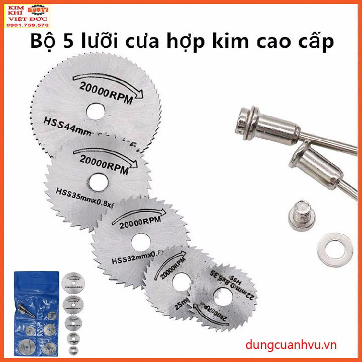 Bộ 5 lưỡi cưa mini hợp kim cao cấp