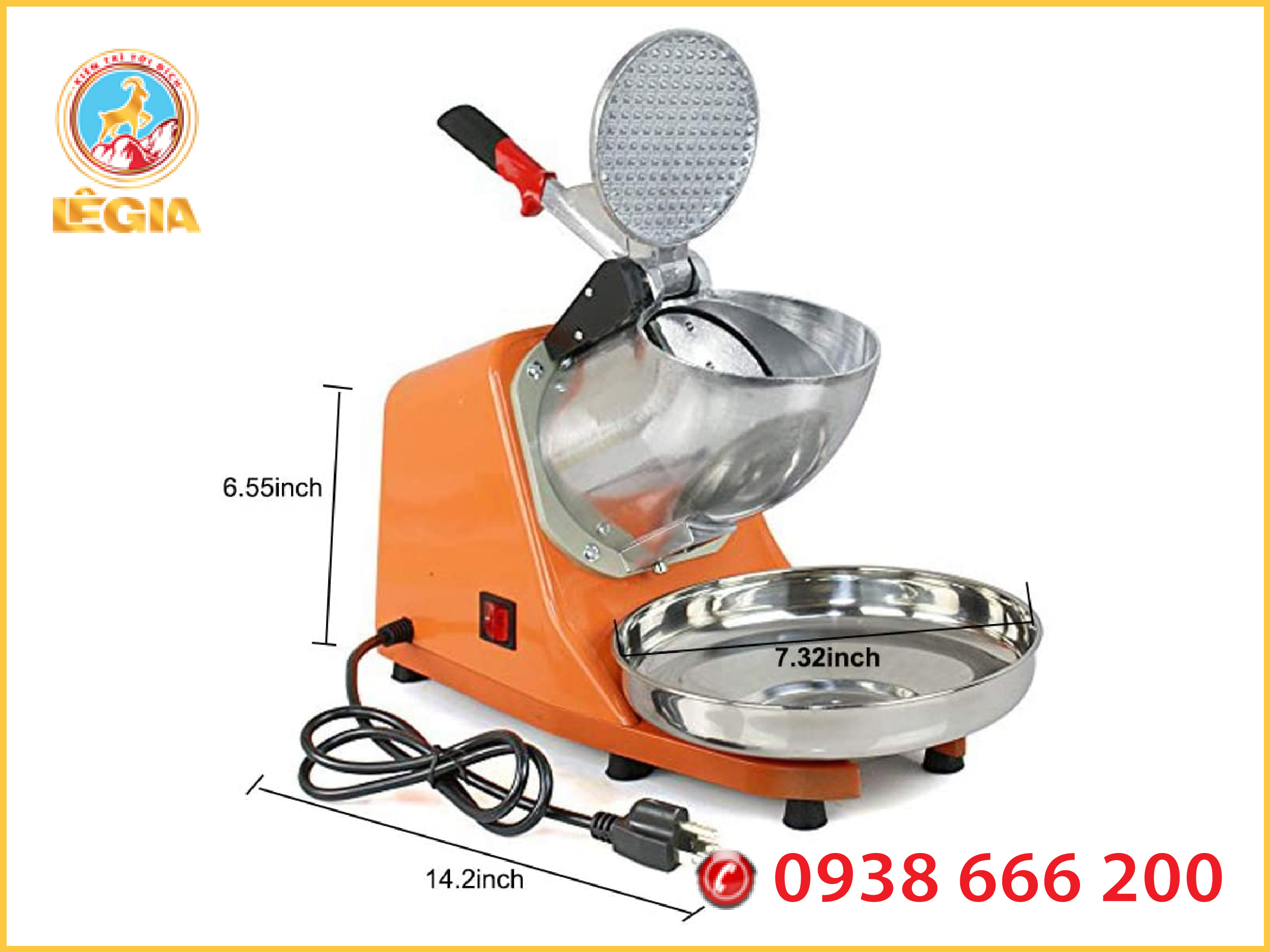 Máy Nghiền Đá(Đá Bào) 2 Lưỡi ICE CRUSHER 300W