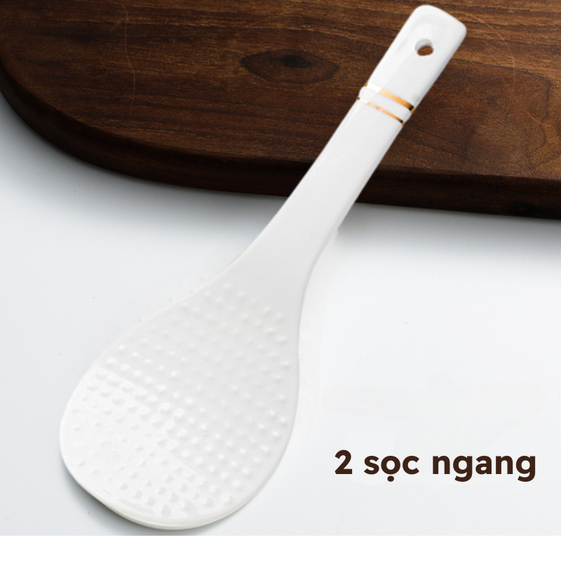 Muôi xới cơm/Thìa xới cơm bằng sứ chống dính Dư Dư