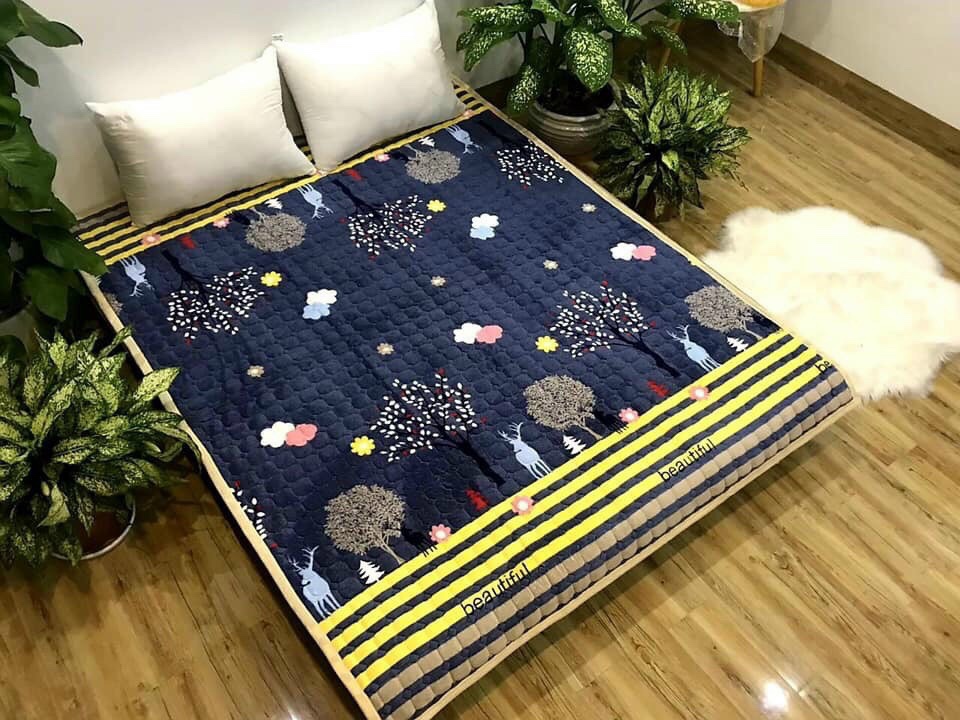 Thảm cừu trải giường trải sàn 3 lớp - Thảm trải giường, trải sàn lông cừu 3 lớp