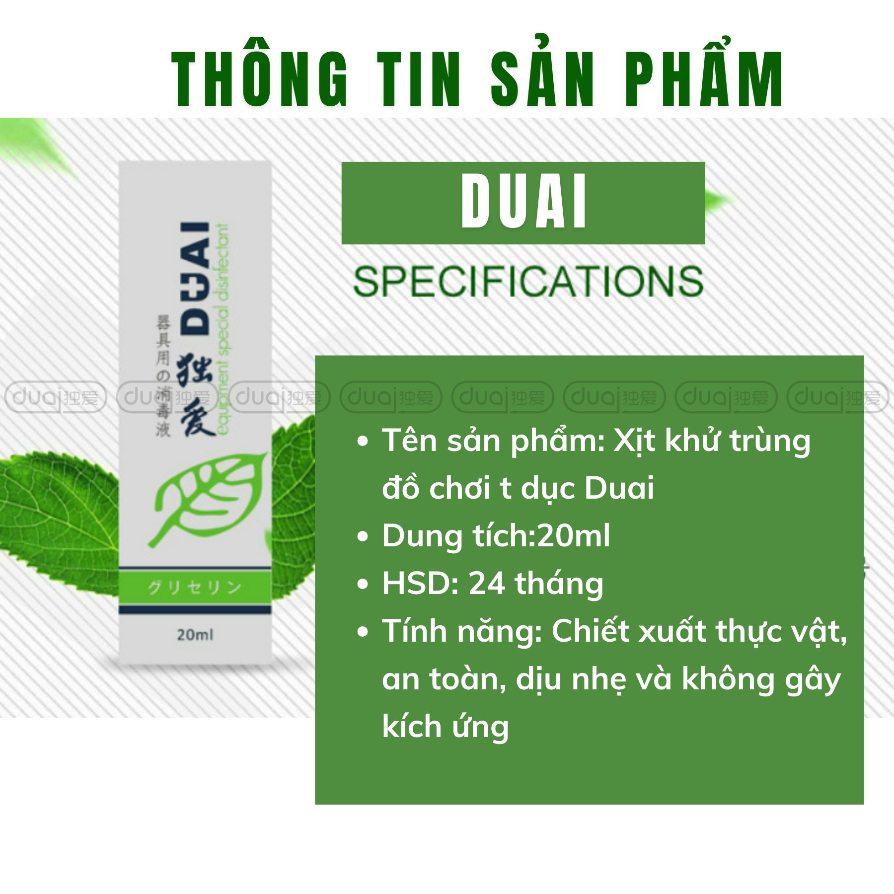 [GIÁ XẢ KHO] Dung dịch vệ sinh đồ chơi tình yêu dạng xịt chuyên dụng 20ML