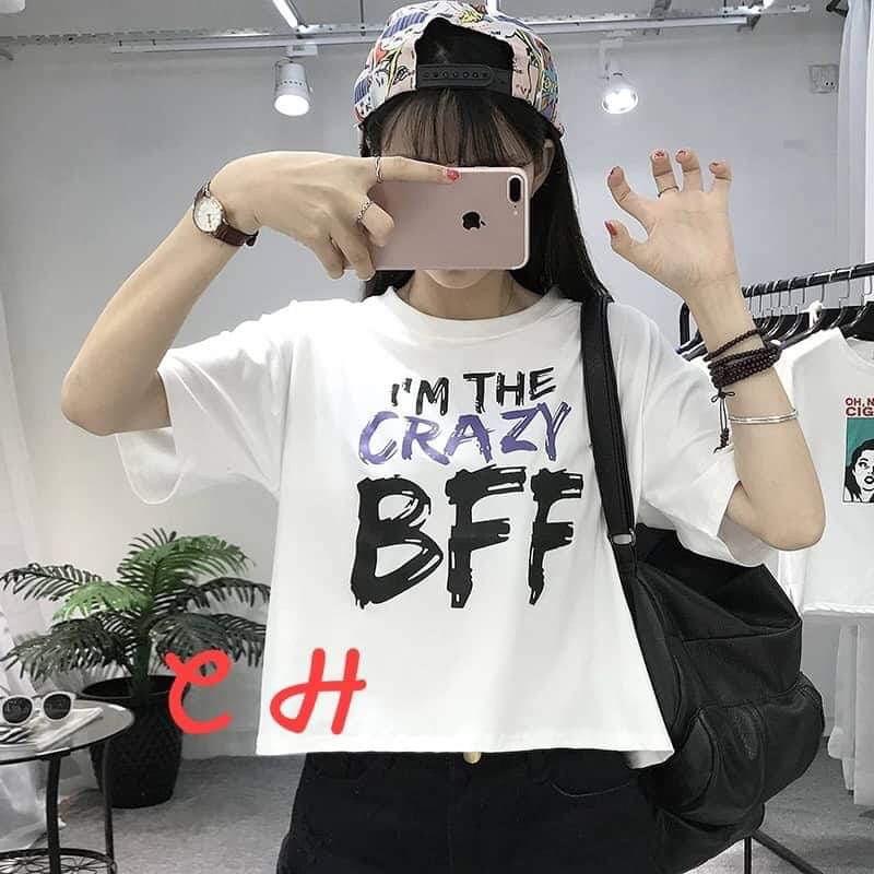 Áo croptop BFF cộc tay CHU1802
