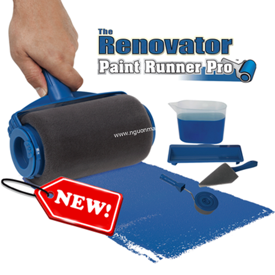 Cọ Lăn Sơn Đa Năng TPHCM, Cọ Lăn Sơn Cao Cấp - Thông Minh - Dung Tích Con Lăn Chứa Tới 700 ml Giúp Sơn Nhanh, Tiết Kiệm. BH Uy Tín 1 đổi 1