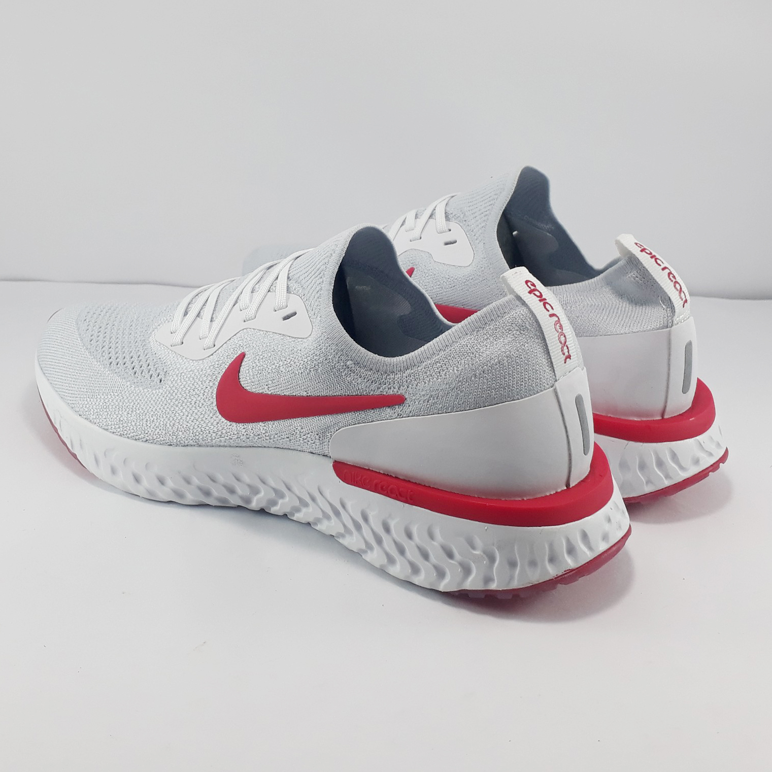 Giày Sneaker Epic React Flyknit White/red