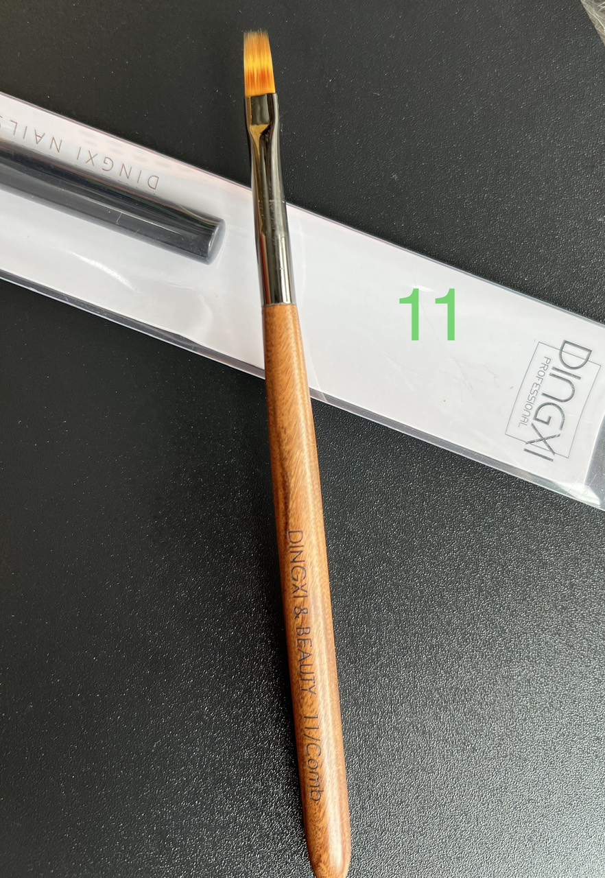 Cọ chuyên nail loại tốt cán gỗ dingxi