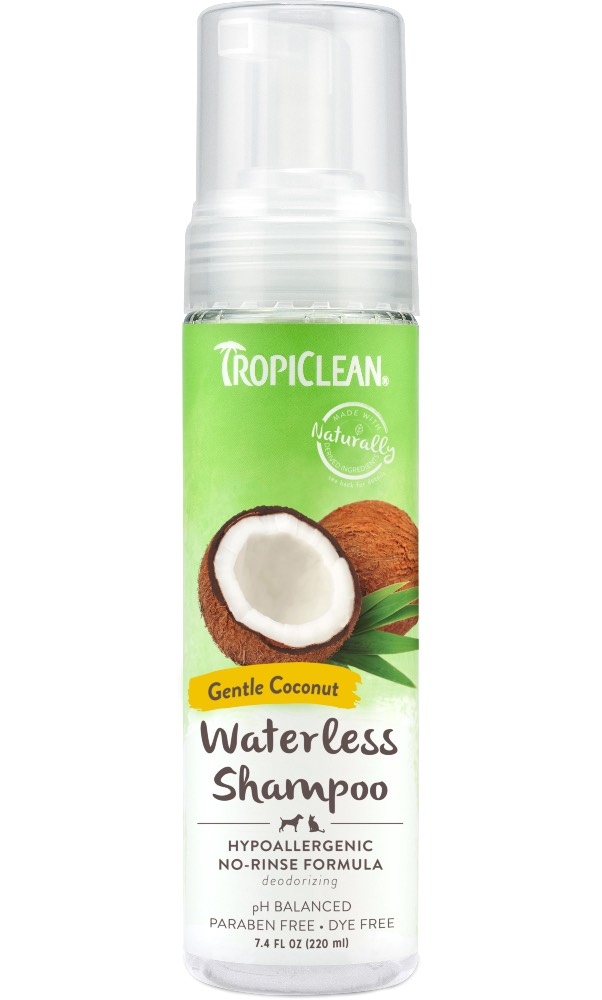 [HCM]TROPICLEAN-DẦU TẮM KHÔ ORGANIC CHO THÚ CƯNG