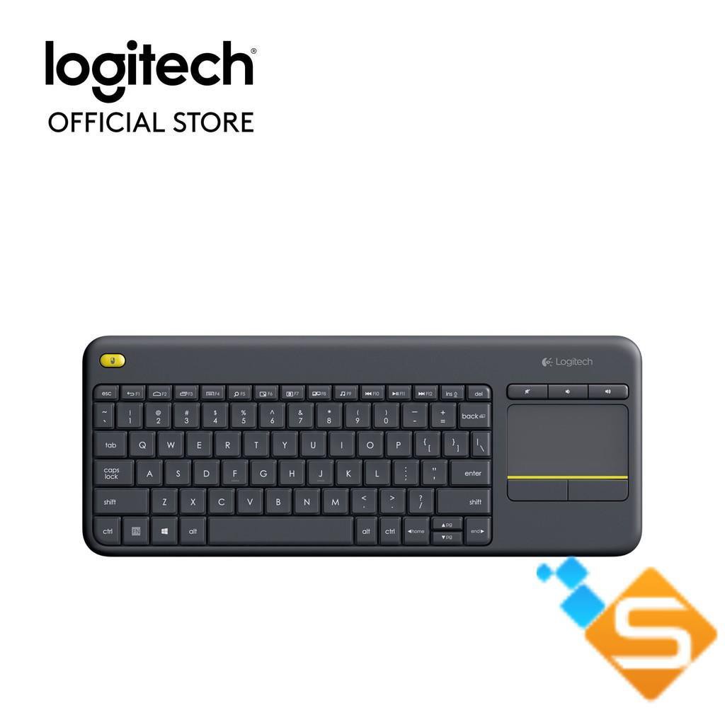 Bàn phím không dây logitech k400 plus - hàng chính hãng - bảo hành 1 năm