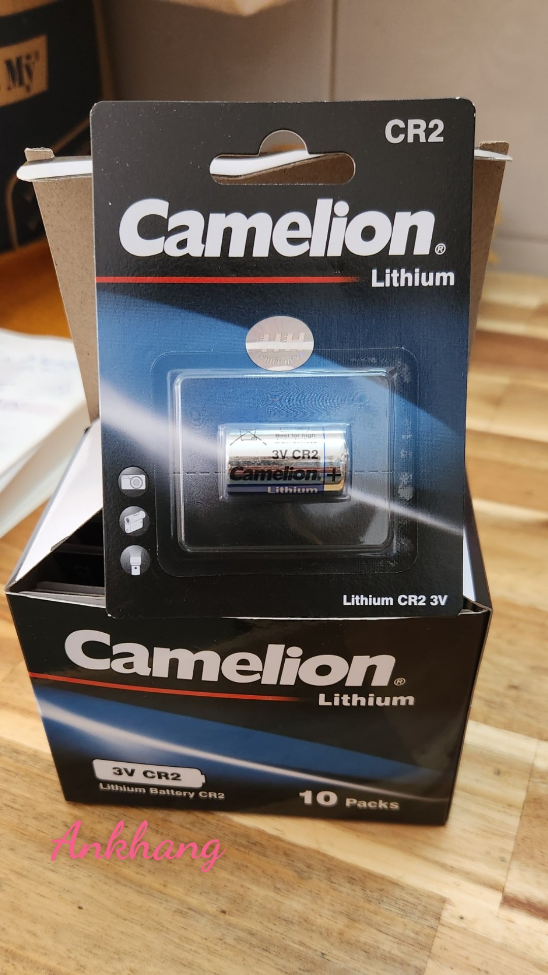 Combo pin CR2 Camelion 3 Volt Lithium - Hàng chính hãng