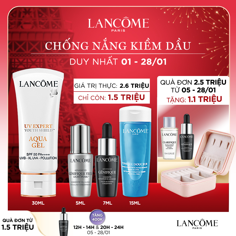 So sánh giá - Mã giảm giá - Review sản phẩm Kem chống nắng LANCOME Uvex 2019 Aqua Gel SPF50 PA4 30ml FG (dạng gel)