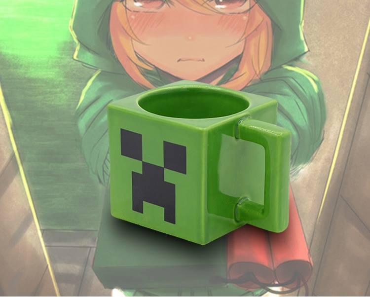 Cốc nước creeper minecraft