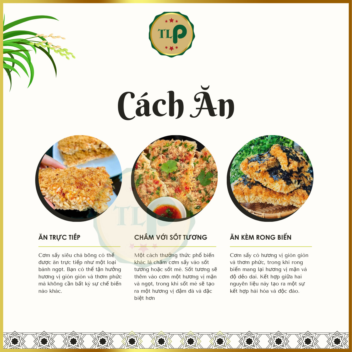 CƠM SẤY SIÊU CHÀ BÔNG TÂN LỘC PHÁT TÚI 250G