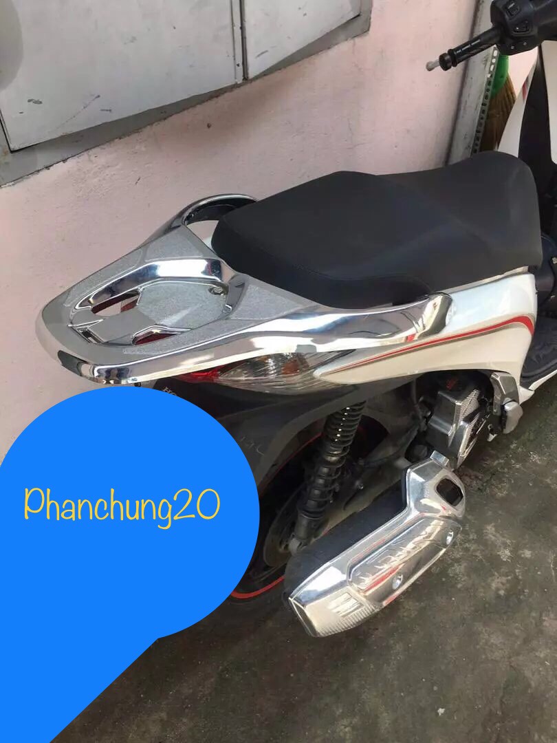 SH 2012 2013 2014 2015 2016 ỐP CHE PÔ ( CHỤP BÁCH PÔ ) DÙNG CHO ĐỜI XE SH CROM / CACBON