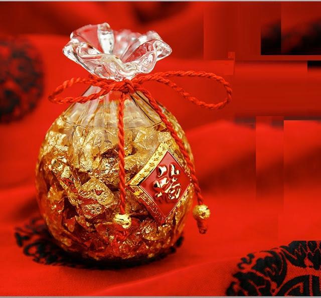 [HCM]Túi vàng lá Thần Tài phong thủy sung túc tài lộc giàu có cho gia chủ