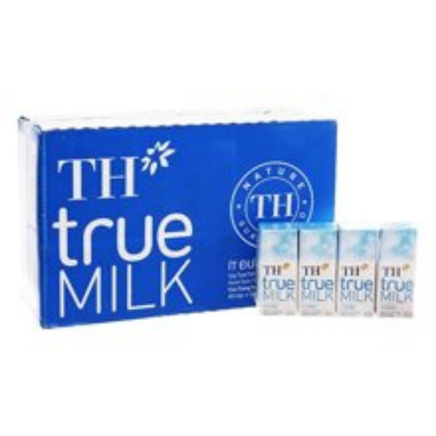 LaMall thùng 48 hộp sữa tươi th 110ml có đường ít đường dâu tươi có 3 vị